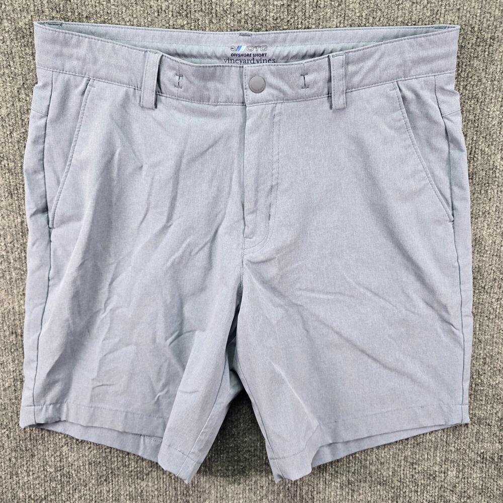Vineyard Vines On-The-Go Offshore Shorts Mens 30 (32x7.5) Slate Blue Performance